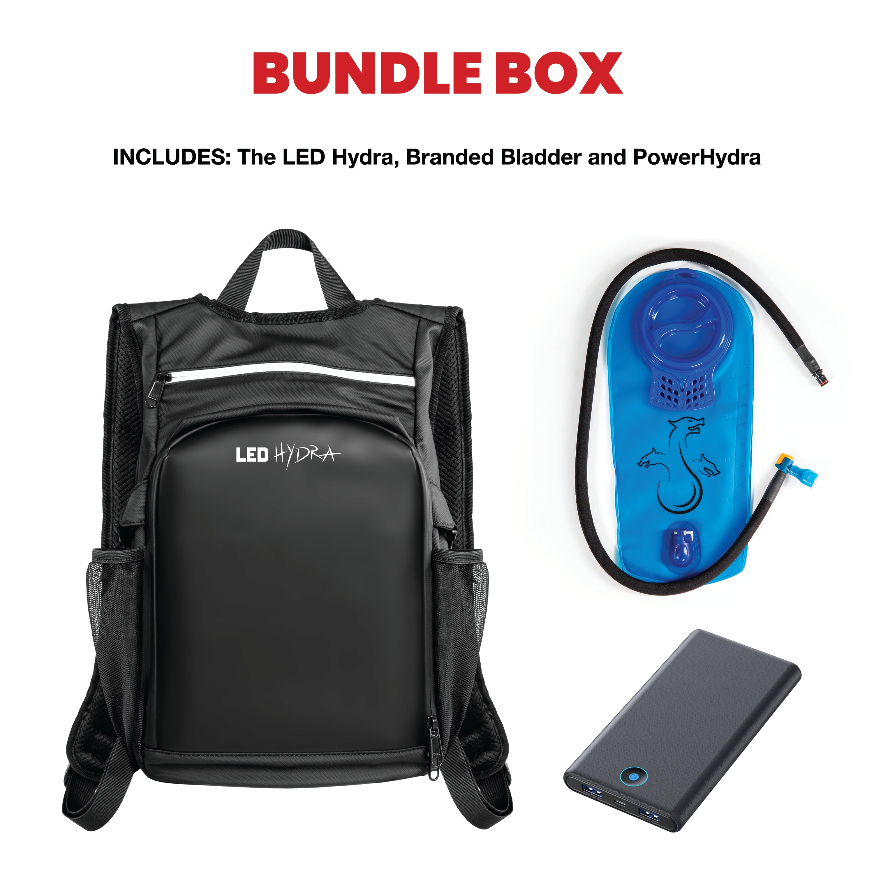 Led hydration pack best sale